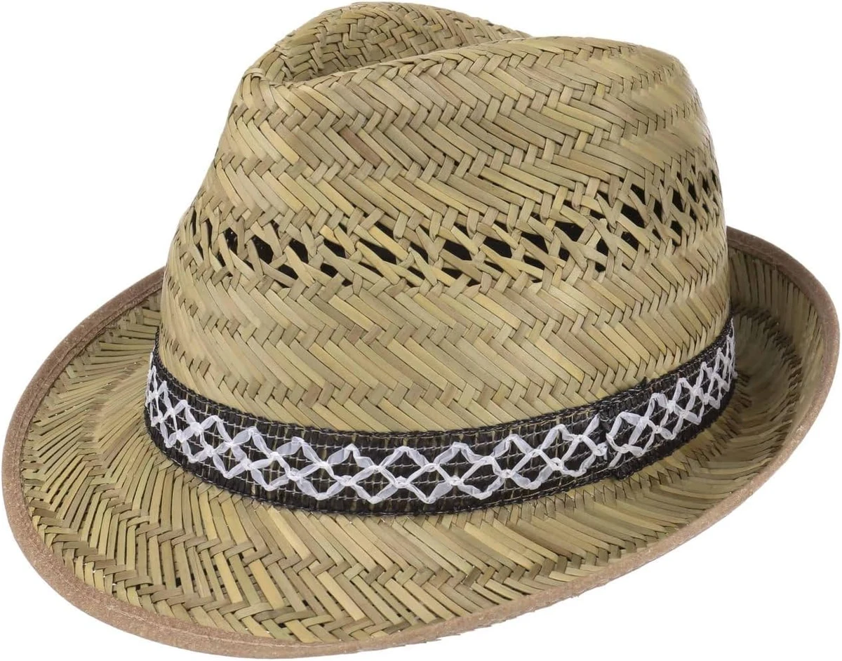 Chapeau Harvester en Paille Lipodo Chapeaux de Paille Chapeau de Soleil