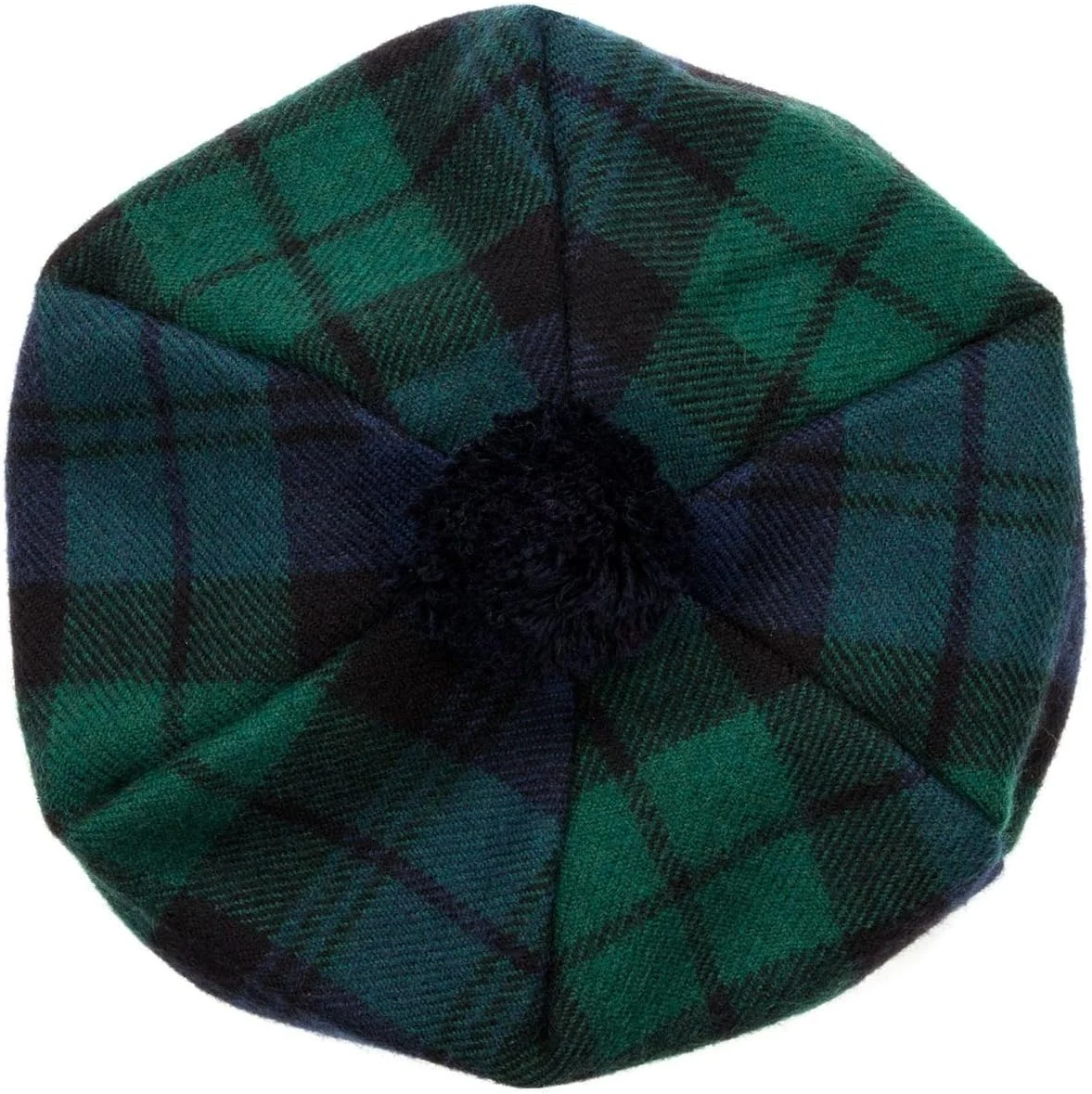 Oxfords Cashmere Bonnet Écossais avec Pompon.