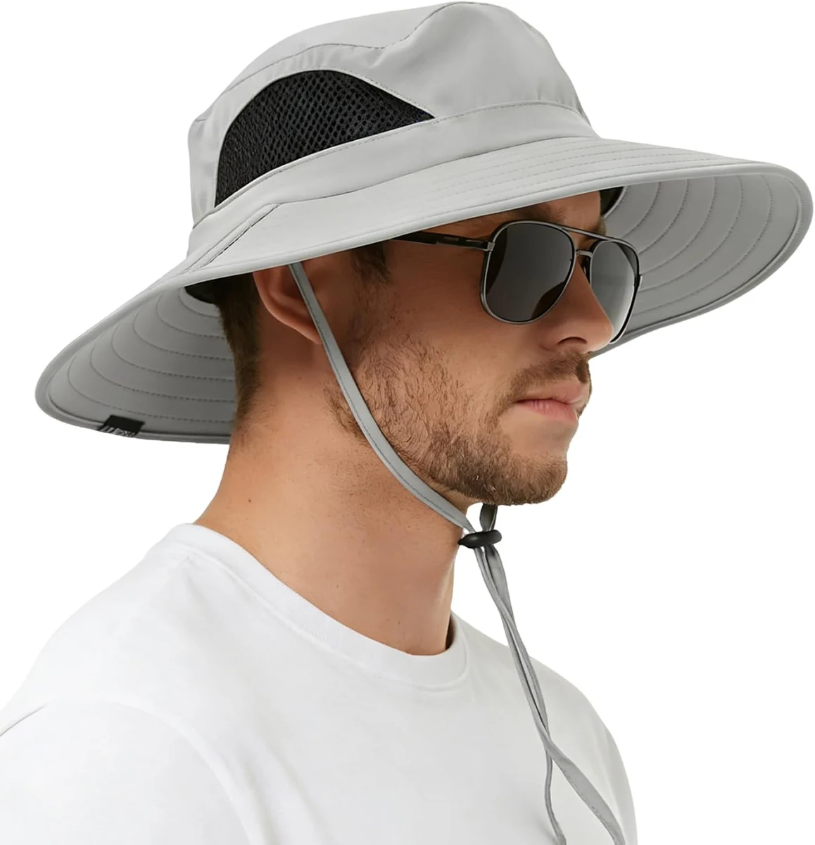 EINSKEY Chapeau Anti UV Homme Femme Large Bord Casquette Pliable Étanche pour la Randonnée, Le Jardinage, Le Safari et la Brouss