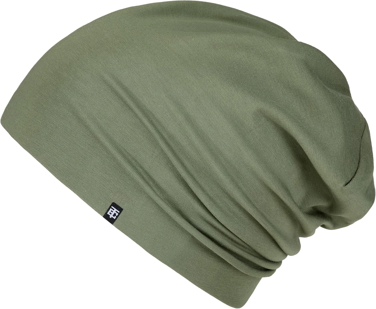 Enter the Complex® Bonnet Jersey Léger, pour Hommes et Femmes, Bonnet Souple en Coton, Élastique