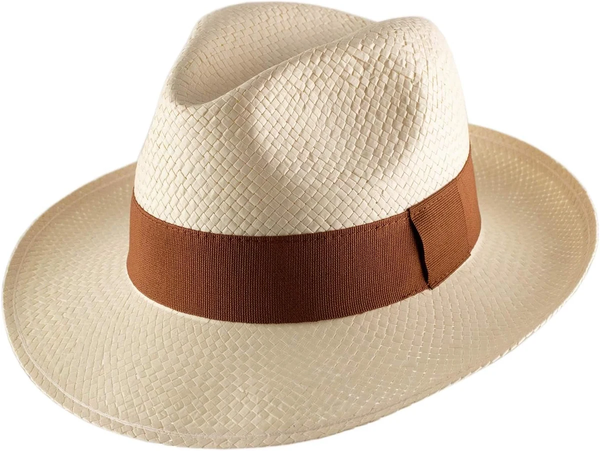 Chapeau Panama Paille Homme ou Femme Classic Paille Large