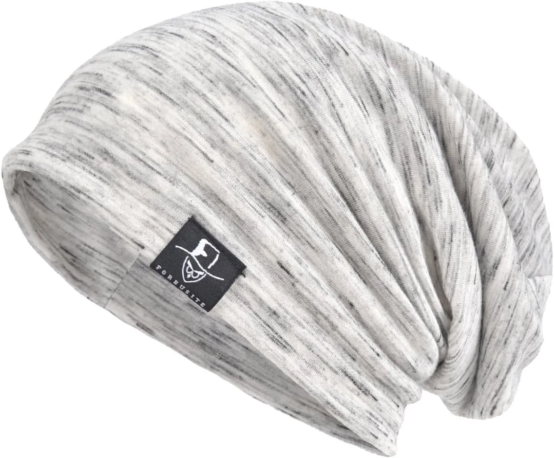 VECRY Homme Bonnet Slouch Beanie Hollow Thin Été Cap Skullcap