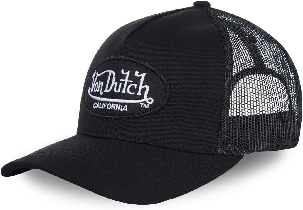 Von Dutch Casquette Homme & Femme Ajustable, Casquette Baseball, Athlétique, Coupe décontractée et Confortable