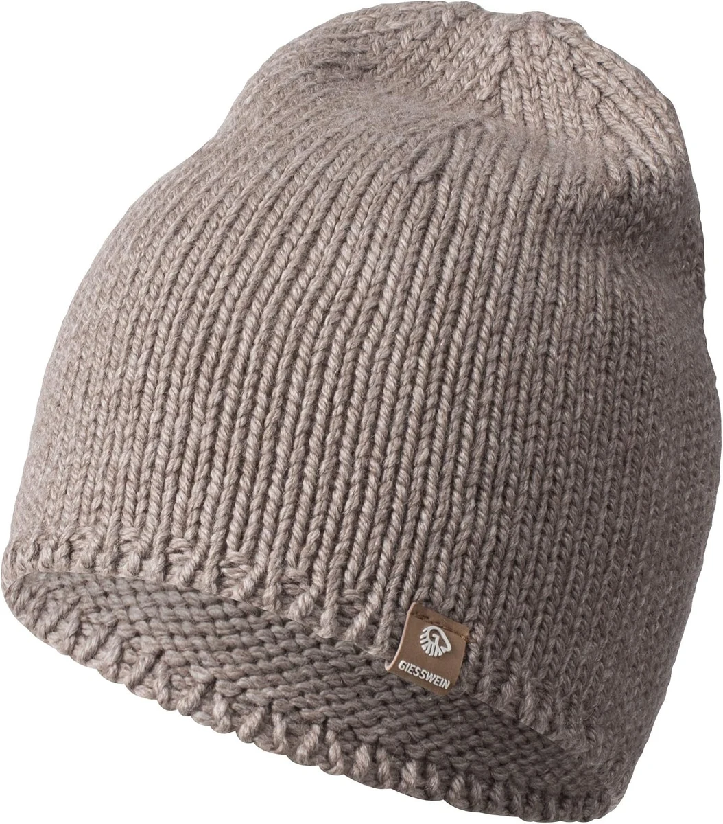 Giesswein Bonnet tricoté Hohe Munde - Bonnet Haut Unisexe en Laine mérinos, Bonnet d'hiver léger pour Femmes et Hommes, High Beanie, Casquette, Chapeau