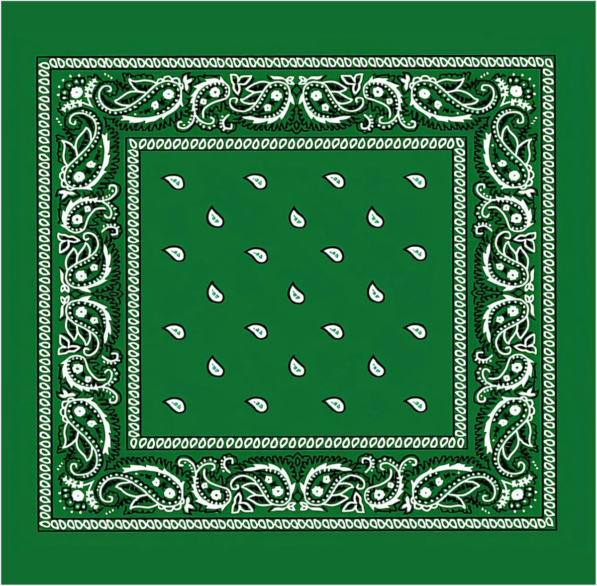 Trimming Shop Bandana en coton unisexe - Large bandeau - Multifonctionnel - Pour bracelet, couvre-chef, raves, équitation, randonnée, cyclisme, activités de plein air - 54 cm