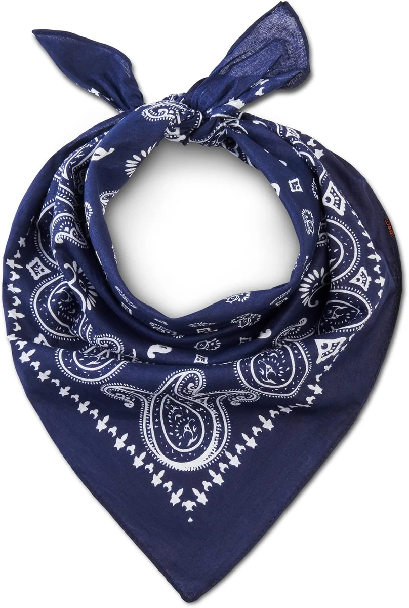 Bandana Homme Femme en Coton - Foulard Cheveux et Cou