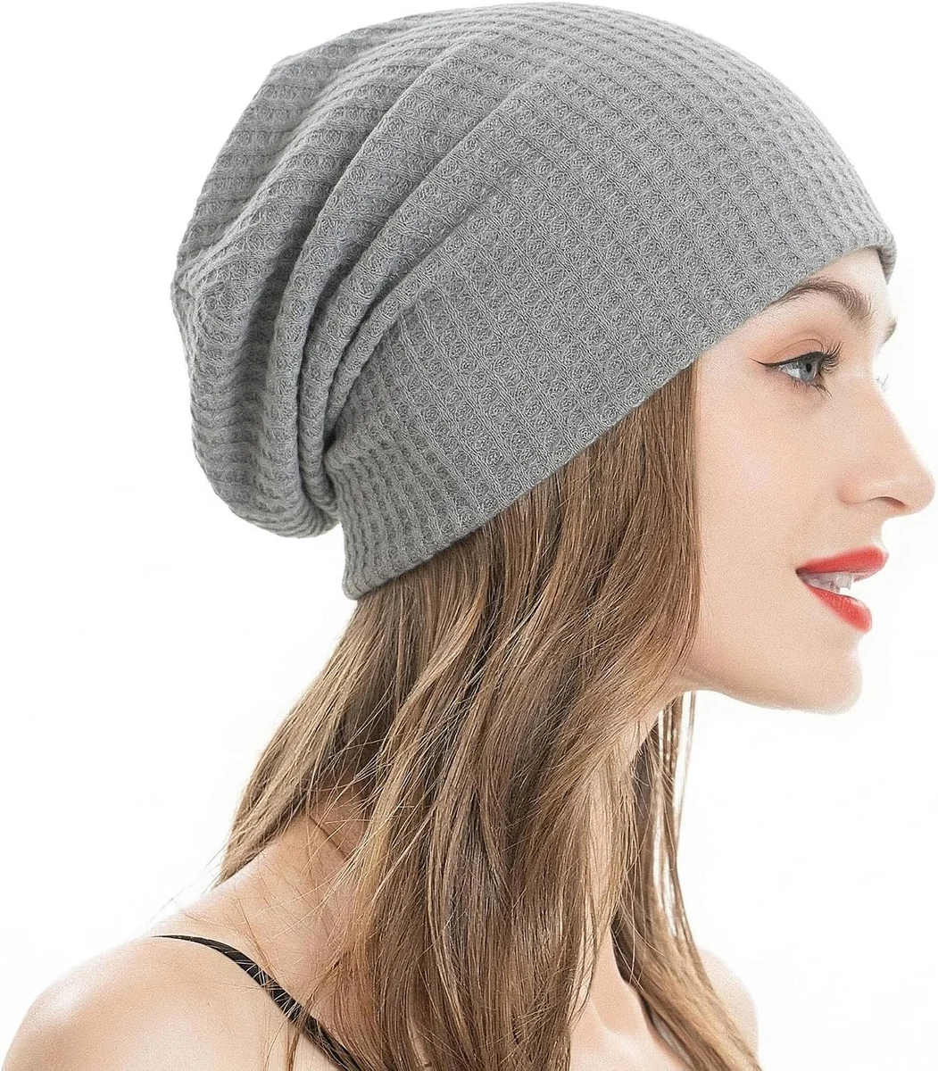ZLYC Bonnet d'été léger en Jersey Doux pour Femme