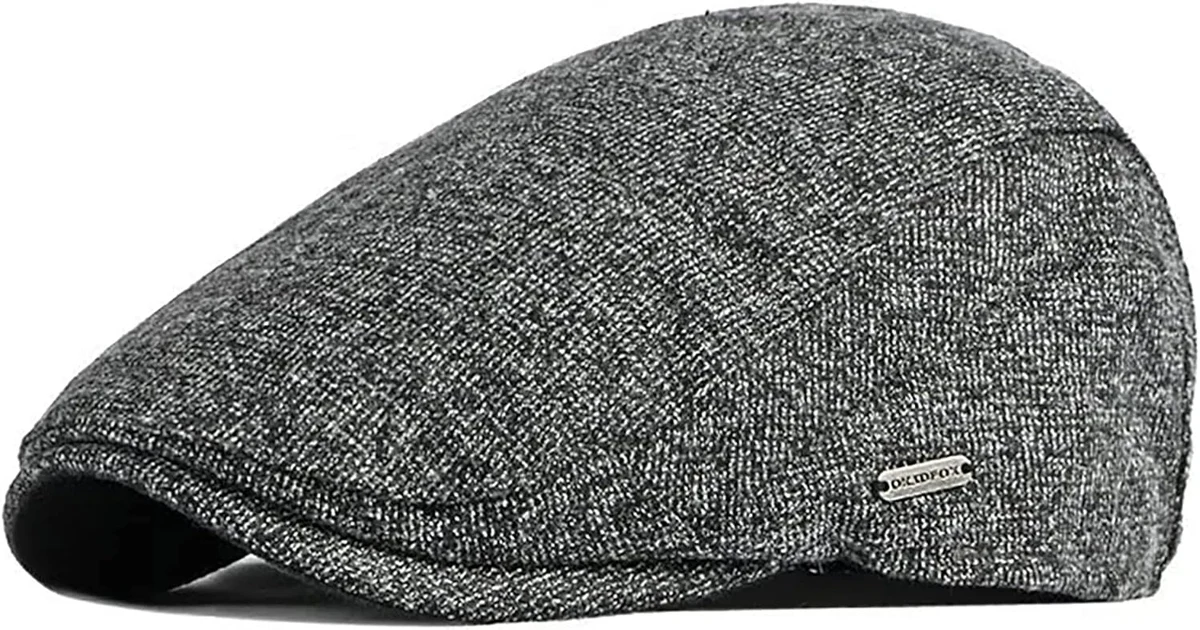 Casquette Souples Plate Beret Gavroche Homme Réglable Irlandais Gatsby Ivy | Beret homme stylé,Casquette Plate en Lin mélange coton Chapeau Classic 1920 Accessoires ,Casquette plate flat cap newsboy