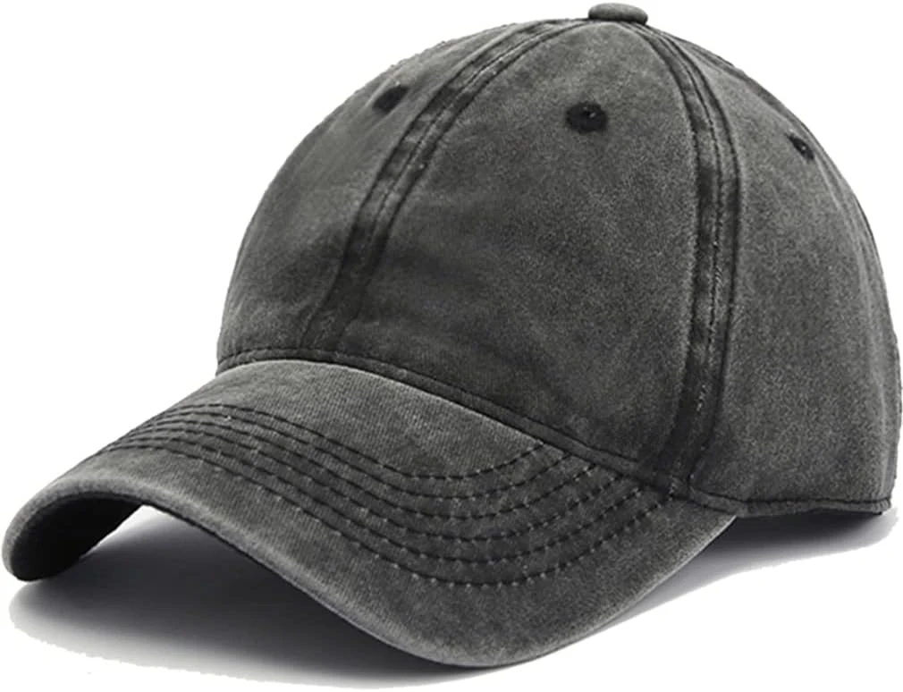 Casquette de Baseball Coton Anti-Soleil Baseball Cap Hommes Femmes été Unisexe Réglable Casquettes Sport Casquette de Baseball pour Hommes Femme en Queue