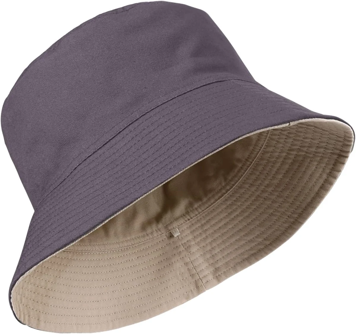 TAGVO Bobs Seau Chapeau XXL Grosses Têtes Chapeau de Pêcheur Chapeau de Soleil Pliable Réversible d'été pour Hommes Femmes