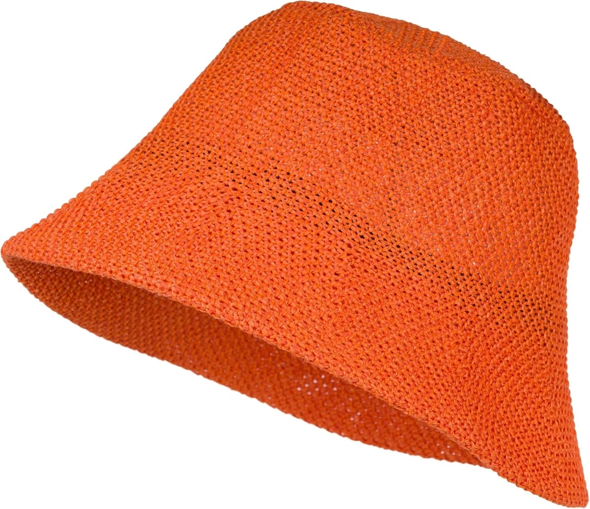 styleBREAKER Chapeau de Soleil pour Femmes en Papier Straw Pliable, Chapeau de pêcheur léger, Bucket Hat avec Bande Anti-Transpiration, Protection Solaire pour été, Plage et Loisirs