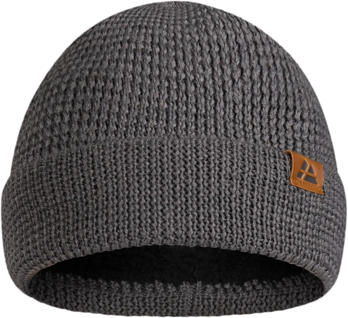 DANISH ENDURANCE Bonnet en Laine Mérinos Tricoté, Doublure Polaire Chaude | Bonnet en Laine Mérinos, Doublure Polaire Chaude et Douce, Tricot Épais pour l'Hiver et Activités de Plein Air, Unisexe