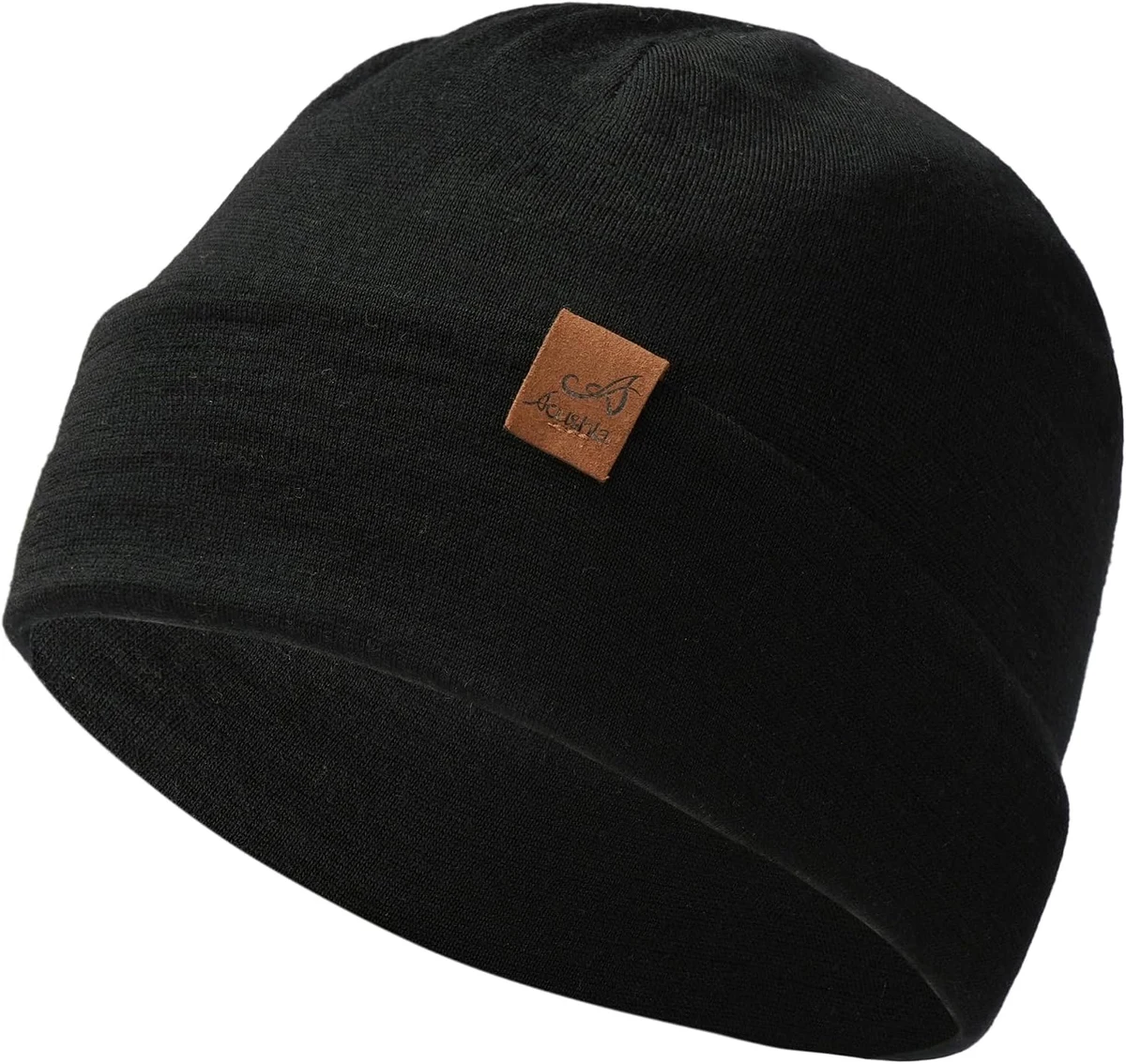 ACUSHLA Bonnet d'hiver tricoté 100 % laine mérinos pour homme et femme - Unisexe - Pour temps froid