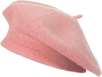 SARIMON Béret français en laine pour homme et femme, couleur unie
