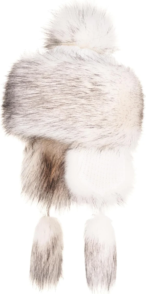 Futrzane Classic Chapka - Chapeau Femme Fausse Fourrure - Chaud Bonnet Montagne