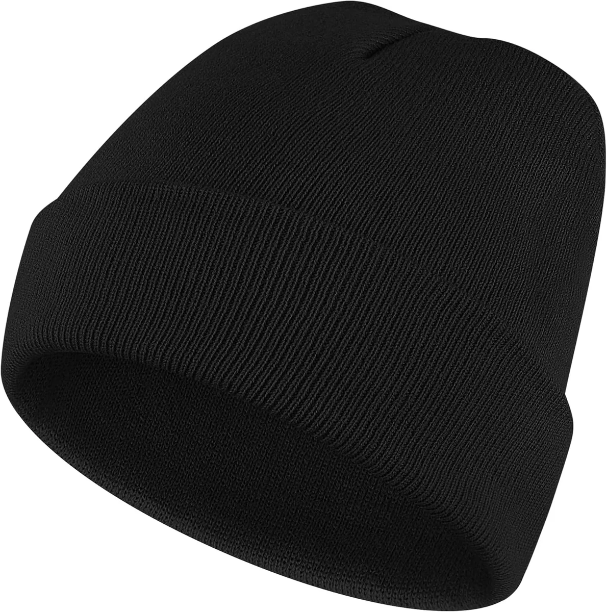 Wanme Bonnet pour Homme et Femme, Classics Basic Bonnet Hiver Extensible en Tricot, Chaud et Confortable