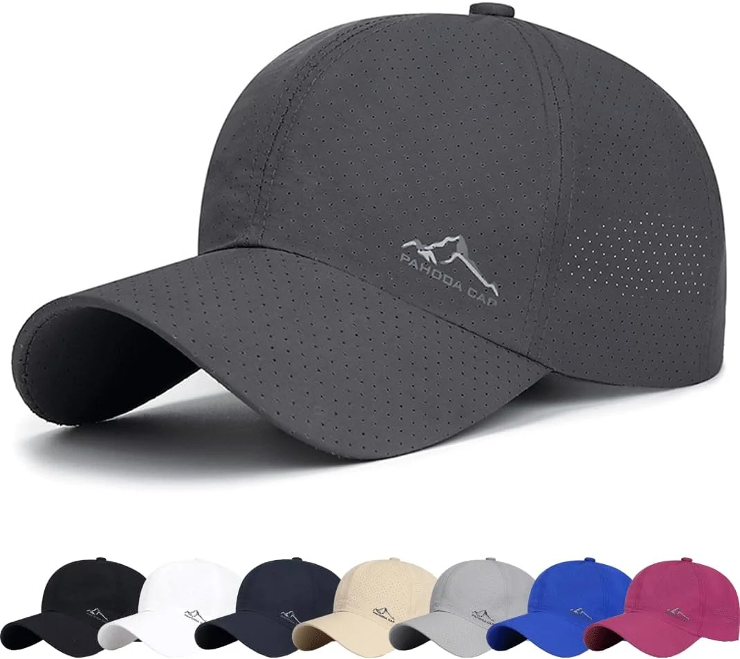 Casquette de Style Baseball avec Respirante légère Casquette de Baseball Unisexe Réglable Chapeau Soleil de Golf Sports Casual Léger Chapeau Activités de Plein air Toutes