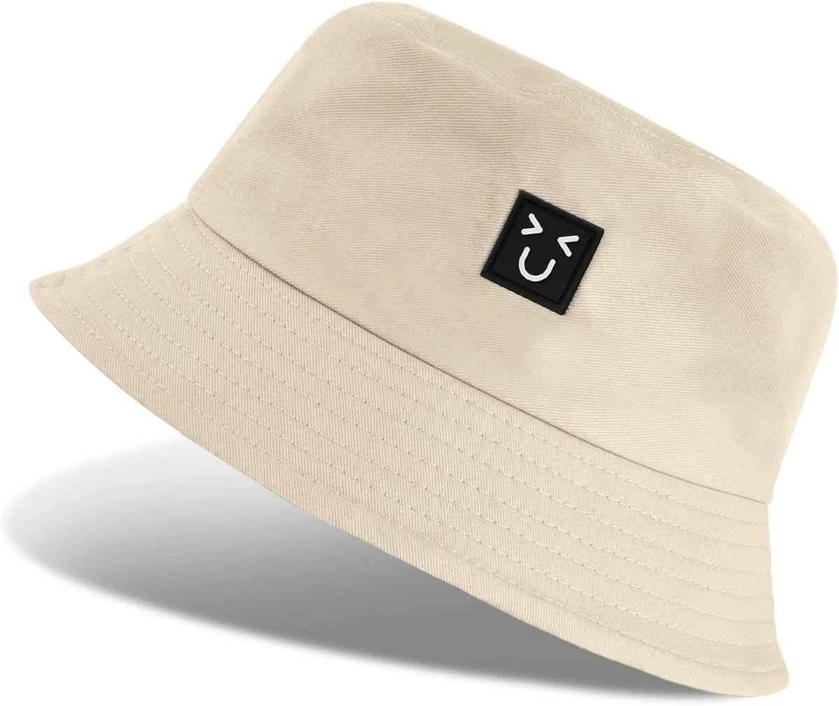 Tuopuda Bob Homme Femme Chapeau de Soleil en Coton Anti-UV Chapeau de Pêcheur Casquettes Visières Outdoor Bucket Hat Été Pliable pour Voyage Plage Jardinier Randonnée Camping