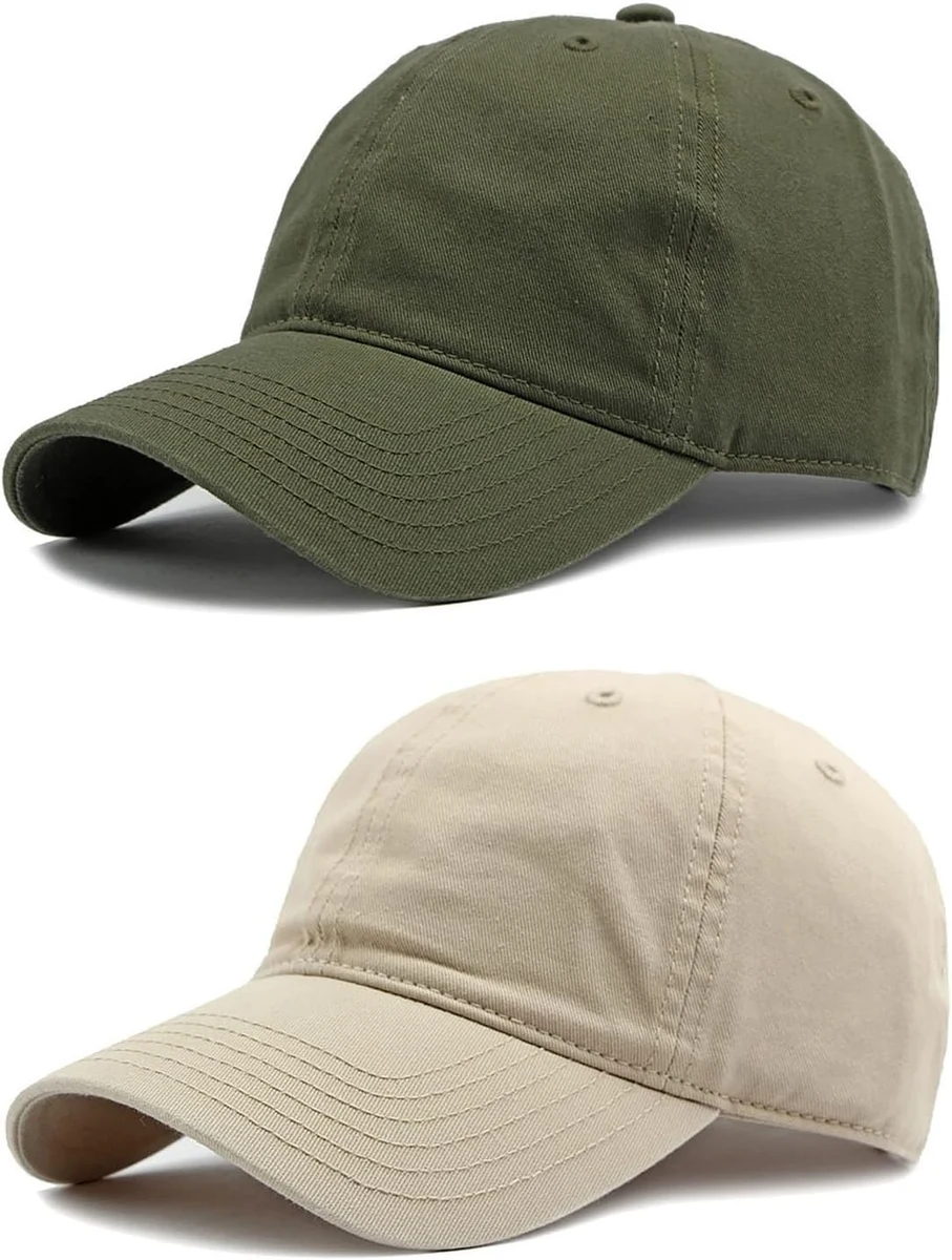 Men and Women Baseball Cap Plain Blank Adjustable Classic Baseball Hat Cap 100% Cotton Golf Dad Hat