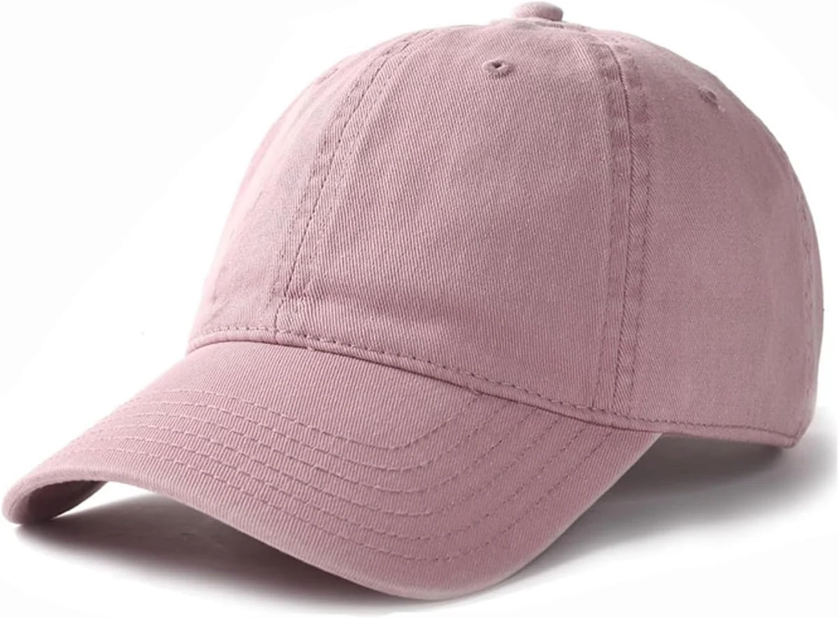 Casquette de Baseball pour Femme, été Unisexe Coton Anti-Soleil Baseball Cap, Vintage Basecap, Réglable Casquettes Sport Extérieur Sunhat