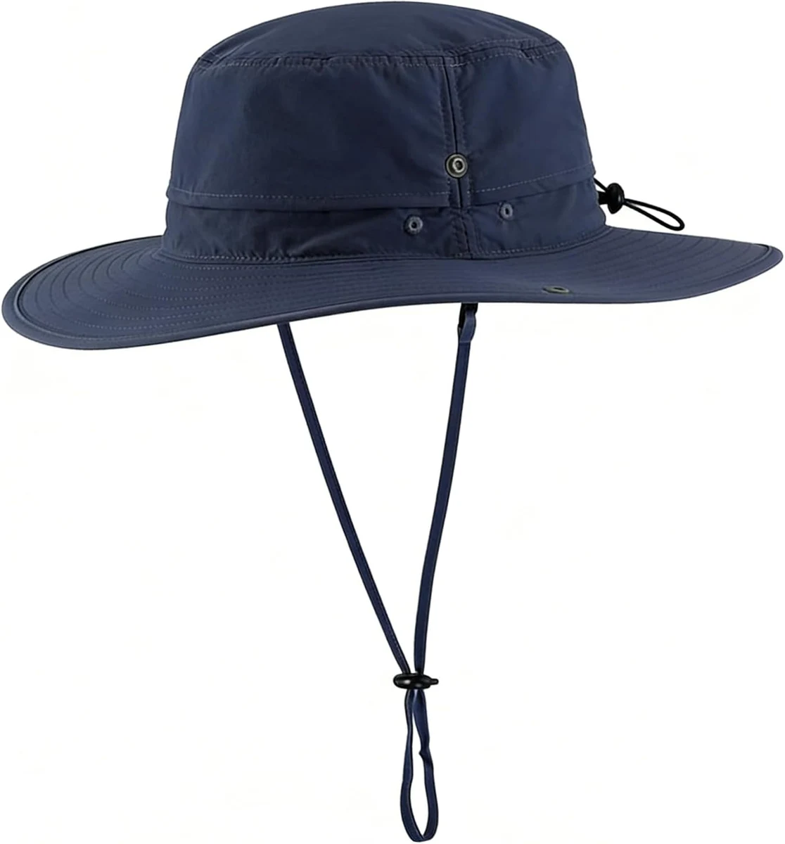 Bob Homme Imperméable et Anti UV - Chapeau Safari Soleil avec Maille Respirante, Boonie Léger Pliable pour Randonnée Pêche Été