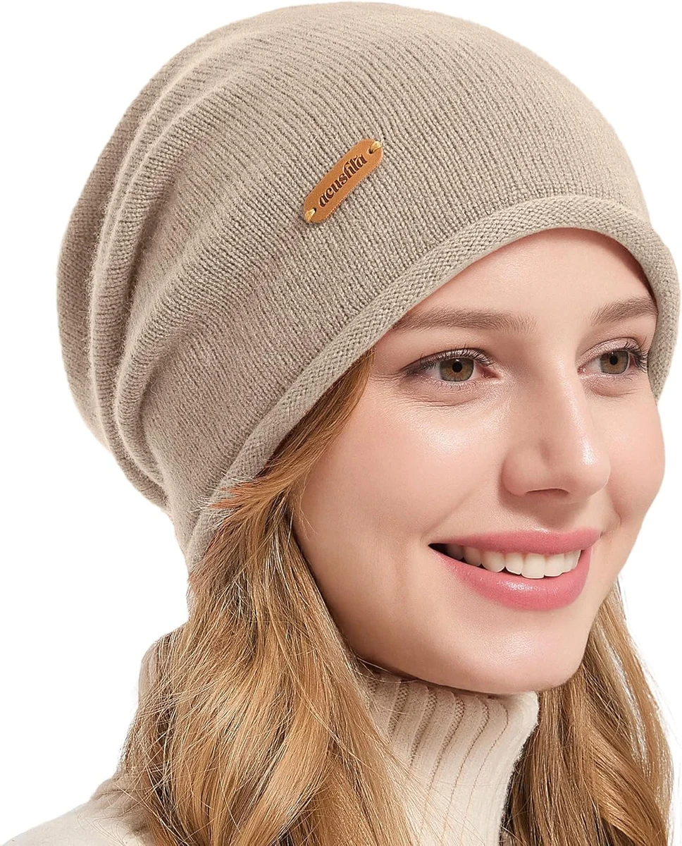 ACUSHLA Bonnet souple 100 % laine mérinos pour homme et femme - Bonnet d'hiver unisexe chaud pour temps froid